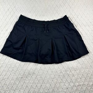 The North Face Womens Black Pleated Athletic Skort XL TG Shorts Built In